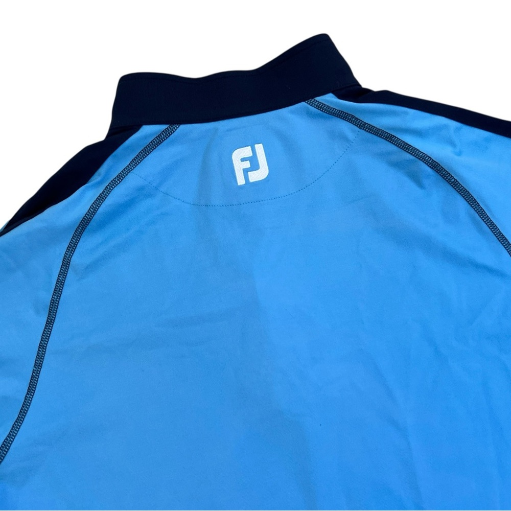Footjoy Blue Quarter-Zip Pullover - Picture 6 of 11